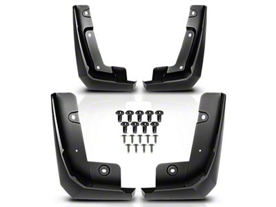 Mud Flap Splash Guards; Front and Rear (21-24 Mustang Mach-E)