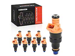 Fuel Injector Kit; Set of 8; Black (96-04 Mustang GT)