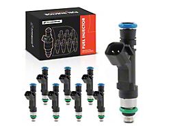 Fuel Injector Kit; Set of 8; Black (11-15 Mustang GT)