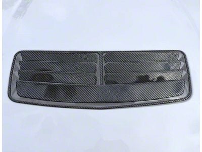Hood Vent Accent Trim; Iconic Silver (2024 Mustang GT, Dark Horse)