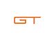Rear GT Emblem Inserts; Gloss Orange (2024 Mustang GT)