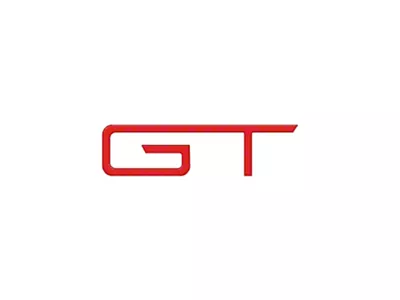 Rear GT Emblem Inserts; Race Red (2024 Mustang GT)