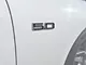 Side 5.0 Emblem Inserts; Reflective Black Shadow (2024 Mustang GT)