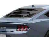 Tekno 3 Rear Window Louvers; Matte Black (15-26 Mustang Fastback)