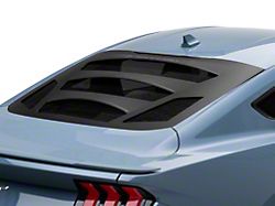 Tekno 3 Rear Window Louvers; Satin Black (15-24 Mustang Fastback)