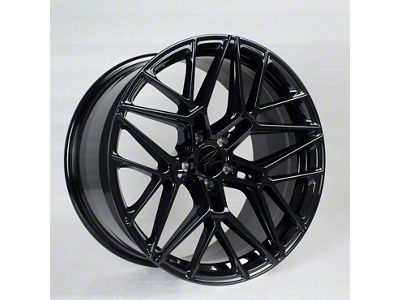 STR Fusion Forged STR801 Gloss Black Wheel; Rear Only; 20x10.5; 32mm Offset (05-09 Mustang)