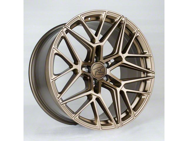 STR Fusion Forged Mustang STR801 Satin Bronze Wheel; Rear Only; 20x10.5 ...