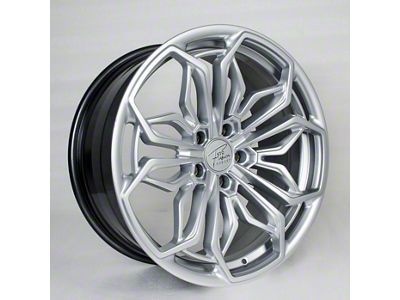 STR Fusion Forged STR802 Hyper Silver Wheel; Rear Only; 20x10.5; 32mm Offset (05-09 Mustang)