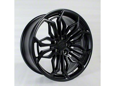 STR Fusion Forged STR802 Satin Black Wheel; Rear Only; 20x10.5; 32mm Offset (10-15 Camaro, Excluding Z/28)