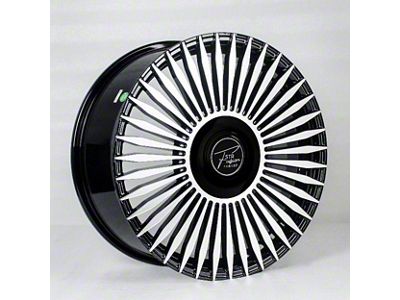 STR Fusion Forged STR803 Black Machined Face Wheel; 20x8.5; 35mm Offset (10-14 Mustang)