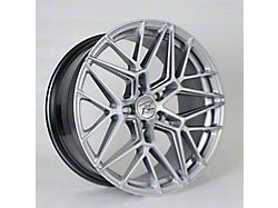 STR Fusion Forged STR801 Hyper Silver Wheel; Rear Only; 20x10.5; 32mm Offset (15-23 Mustang)