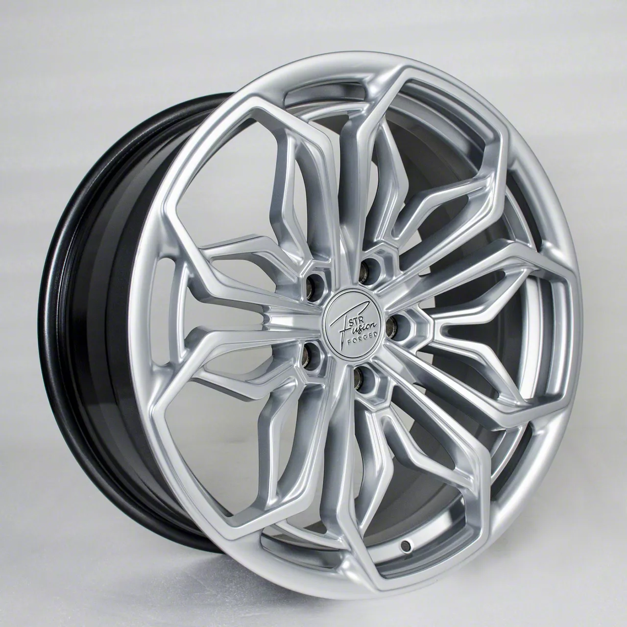 Mustang 571 Chromium Black Wheel; Rear Only; 20x10.5; 35mm Offset