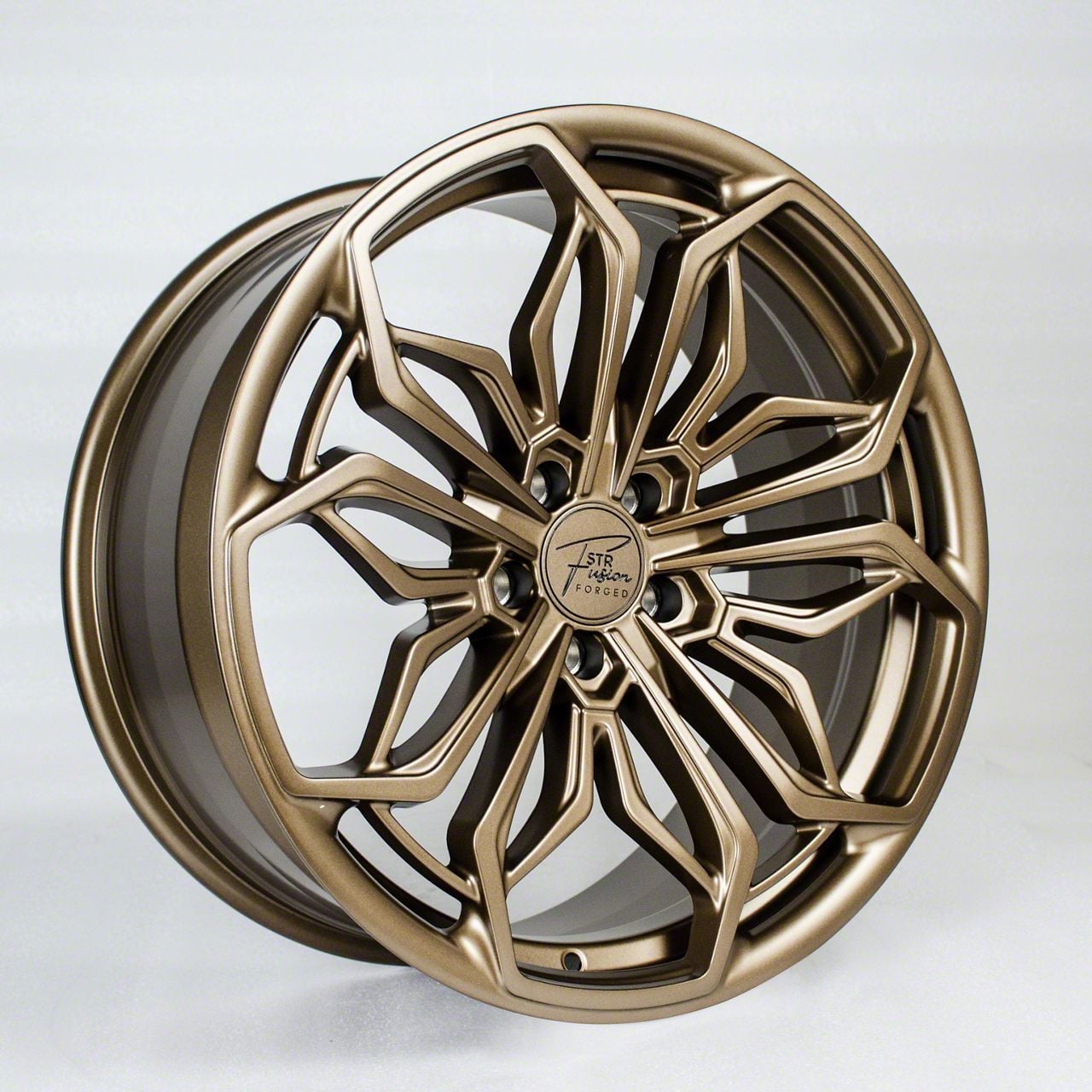 STR Fusion Forged Camaro STR802 Satin Bronze Wheel; 20x9; 27mm Offset ...