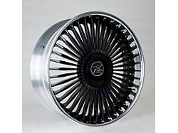 STR Fusion Forged STR803 Polish/Black/Polish Three-Piece Wheel; 24x9; 15mm Offset (11-23 RWD Charger, Excluding Widebody)