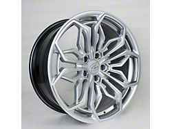 STR Fusion Forged STR802 Hyper Silver Wheel; 20x9; 27mm Offset (24-26 Mustang)