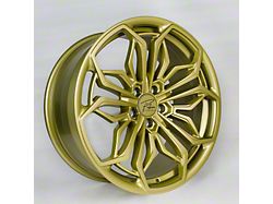 STR Fusion Forged STR802 Satin Gold Wheel; Rear Only; 20x10.5; 32mm Offset (24-26 Mustang)