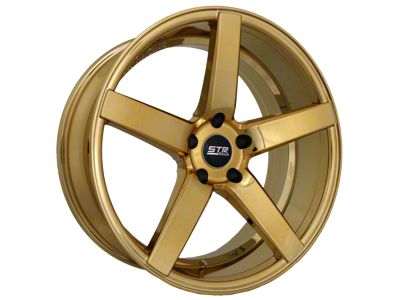 STR Racing STR607 Candy Gold Wheel; 20x9; 30mm Offset (10-15 Camaro, Excluding Z/28)