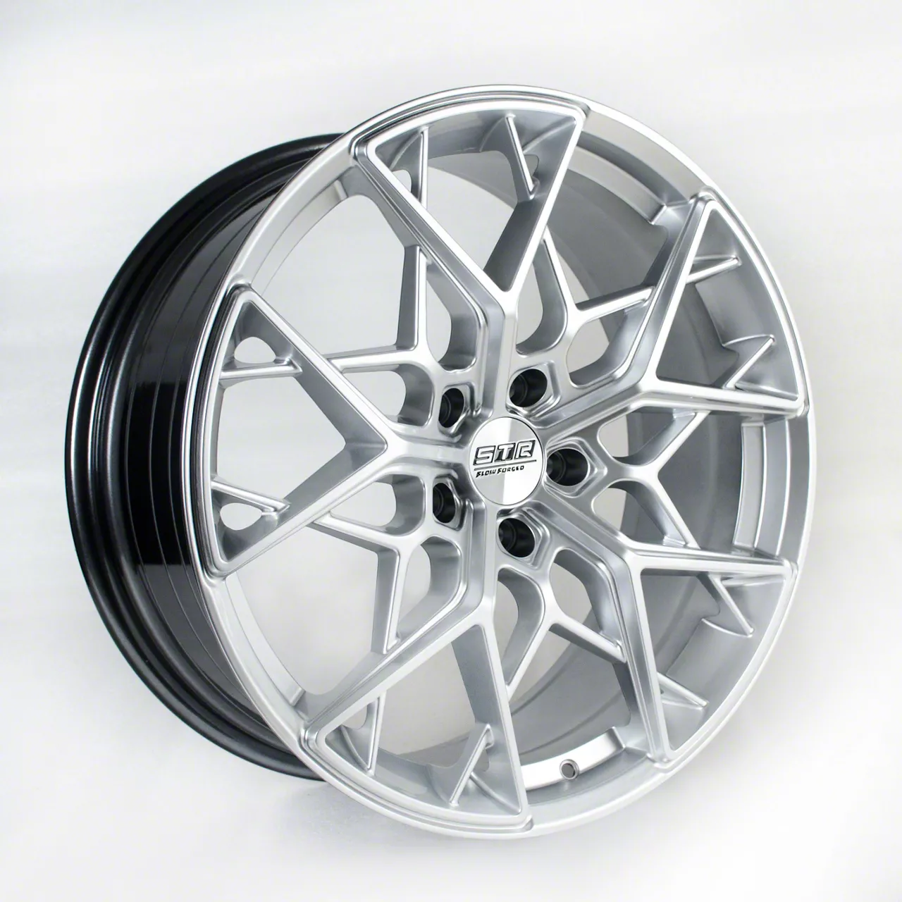 Str20 Car STR Racing Mustang STR914 Hyper Silver Wheel; 20x8.5; 30mm Offset ...