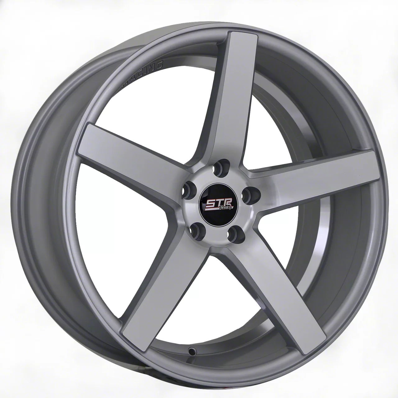 Str Racing Rims For Sale STR Racing Mustang STR607 Silver Machined Face Wheel; Rear Only; 20x10 ...
