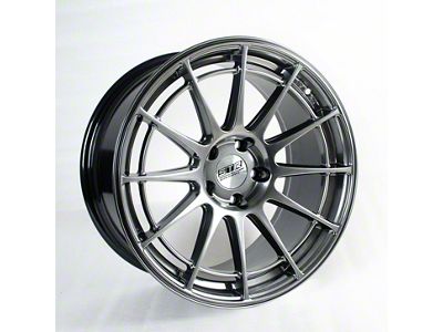 STR Racing STR525 Hyper Black Wheel; 18x9; 30mm Offset (94-98 Mustang)