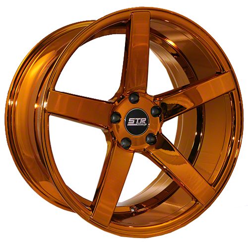 STR Racing Camaro STR607 Candy Orange Gold Wheel; 20x9; 15mm Offset ...