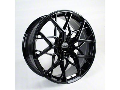 STR Racing STR914 Gloss Black Wheel; 20x8.5; 30mm Offset (16-24 Camaro)