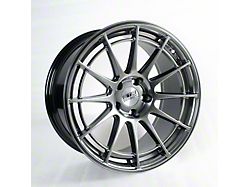 STR Racing STR525 Hyper Black Wheel; 18x9; 30mm Offset (99-04 Mustang)