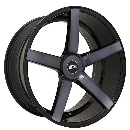 STR Racing Mustang STR607 Dark Tint Wheel; 20x9; 30mm Offset STR607DT ...