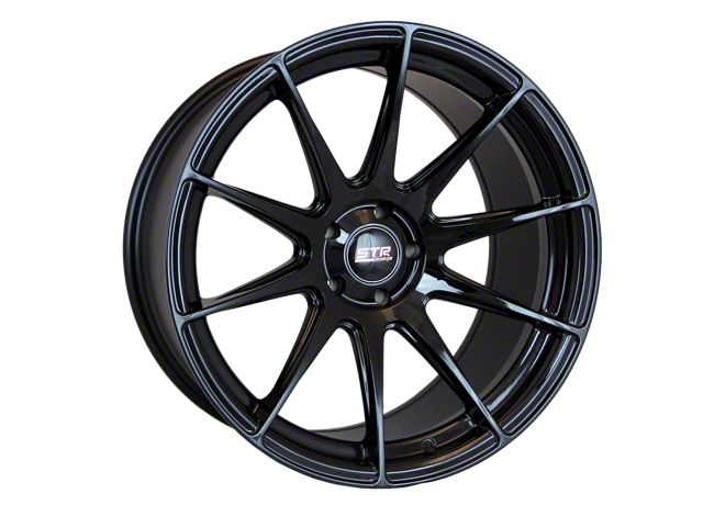 18 Inch Str Stance Rims STR Racing Mustang STR902 Gloss Black Wheel; 18x8.5; 30mm Offset ...