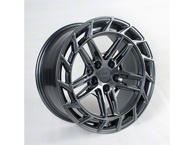 STR Racing STR915 Gunmetal Wheel; 18x8.5; 30mm Offset (99-04 Mustang)