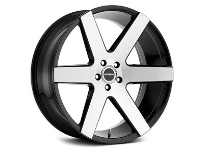 Strada Coda Gloss Black Machined Wheel; 20x8.5 (06-10 RWD Charger)