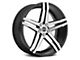 Strada Domani Gloss Black Machined Wheel; 20x8.5 (06-10 RWD Charger)