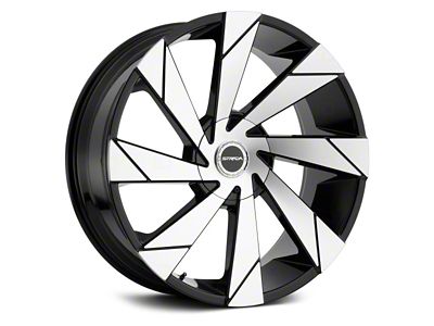 Strada Moto Gloss Black Machined Wheel; 20x8.5 (06-10 RWD Charger)