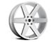 Strada Coda Brushed Face Silver Wheel; 20x8.5 (08-23 RWD Challenger, Excluding Widebody)