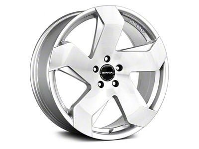 Strada Coltello Brushed Face Silver Wheel; 20x8.5 (08-23 RWD Challenger, Excluding Widebody)