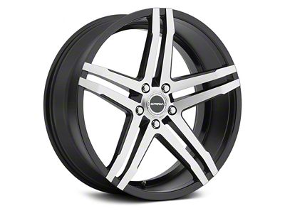 Strada Domani Gloss Black Machined Wheel; 20x8.5 (08-23 RWD Challenger, Excluding Widebody)