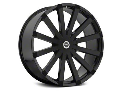 Strada Gabbia All Gloss Black Wheel; 20x8.5; 15mm Offset (08-23 RWD Challenger, Excluding Widebody)