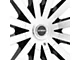 Strada Gabbia Gloss Black Machined Wheel; 20x8.5 (08-23 RWD Challenger, Excluding Widebody)