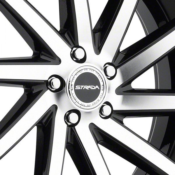 Strada Challenger Sega Gloss Black Machined Wheel; 20x8.5; 15mm