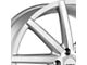 Strada Sega Silver Machined Wheel; 20x8.5 (08-23 RWD Challenger, Excluding Widebody)