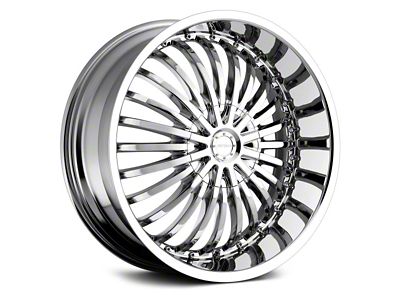Strada Spina Chrome Wheel; 20x8 (08-23 RWD Challenger, Excluding Widebody)