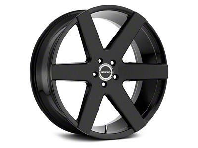 Strada Coda All Gloss Black Wheel; 20x8.5 (11-23 RWD Charger, Excluding Widebody)