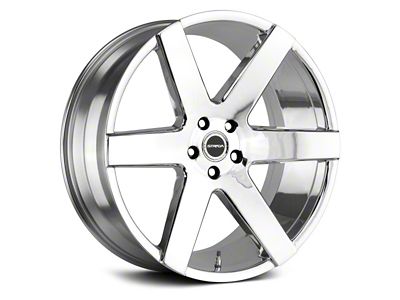 Strada Coda Chrome Wheel; 20x8.5; 15mm Offset (11-23 RWD Charger, Excluding Widebody)