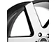 Strada Coda Gloss Black Machined Wheel; 20x8.5 (11-23 RWD Charger, Excluding Widebody)