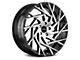 Strada Nido Gloss Black Machined Wheel; 20x8.5 (11-23 RWD Charger, Excluding Widebody)