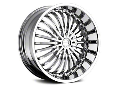 Strada Spina Chrome Wheel; 20x8; 15mm Offset (11-23 RWD Charger, Excluding Widebody)