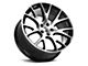 Strada OE Replica Hellcat Gloss Black Machined Wheel; 22x9 (06-10 RWD Charger)