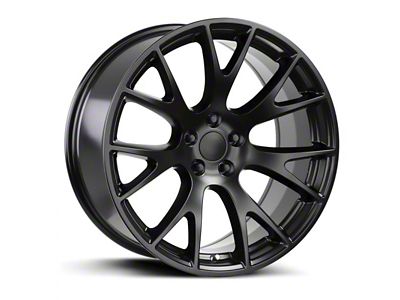 Strada OE Replica Hellcat Stealth Black Wheel; 22x9 (06-10 RWD Charger)