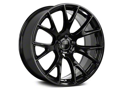 Strada OE Replica Hellcat All Gloss Black Wheel; 20x9.5; 20mm Offset (08-23 RWD Challenger, Excluding Widebody)