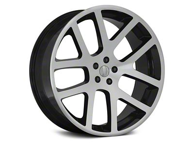 Strada OE Replica SRT10 Gloss Black Machined Wheel; 22x9 (08-23 RWD Challenger, Excluding Widebody)